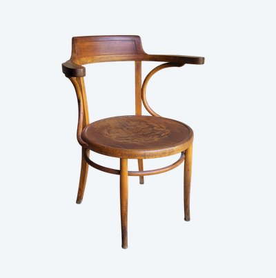 Fauteuil Art Nouveau Horgen Glarus / Glaris 