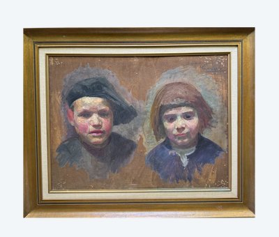 France Leplat (1895-1953) - Children, 1931