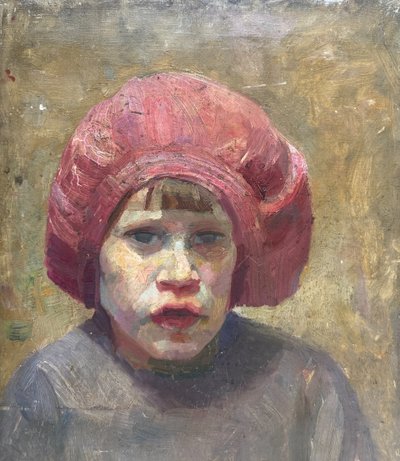 France Leplat (1895-1953) – Porträt eines kleinen Mädchens, 1924