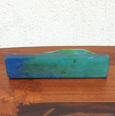 Amalric  Walter Nancy, Poisson En Pâte De Verre, Début XXème Siècle