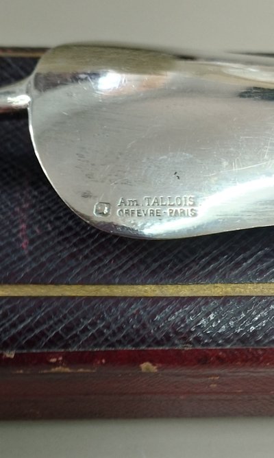 AM. TALLOIS Silver Cake Server