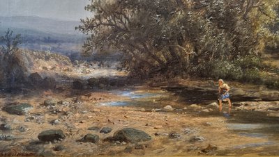 Albert BREDOW - Paysage à la rivière