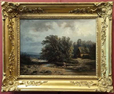 Albert BREDOW - Paysage à la rivière