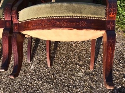 Paire de Fauteuils Charles X