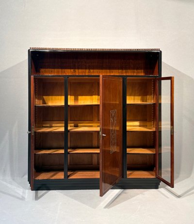 Art-Deco-Bibliothek aus Palisander