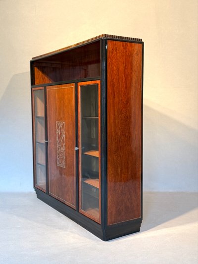 Art-Deco-Bibliothek aus Palisander