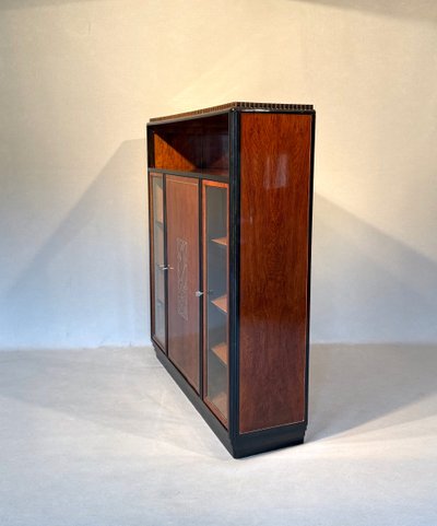 Art-Deco-Bibliothek aus Palisander
