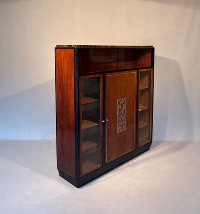Art-Deco-Bibliothek aus Palisander
