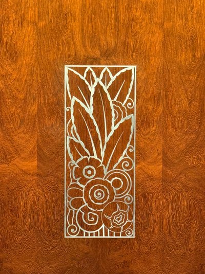 Art-Deco-Bibliothek aus Palisander