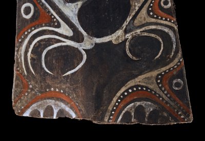 Bemalte Rinde, Ozeanische Kunst, Erste Kunst, Stammeskunst, Gemälde, Ozeanien, Pangal, 117 cm