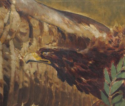 Henri DELUERMOZ 1876-1943 Kaiseradler, Gemälde, 1909, Kaiserreich, Napoleon, Tiere, Vogel