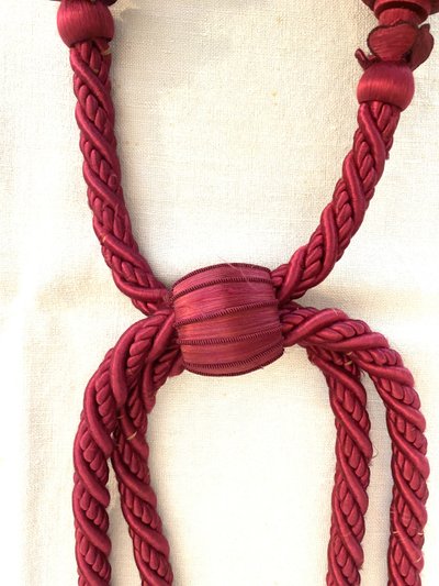 Coppia di baci XIX secolo Epoca Napoleone III Color lampone