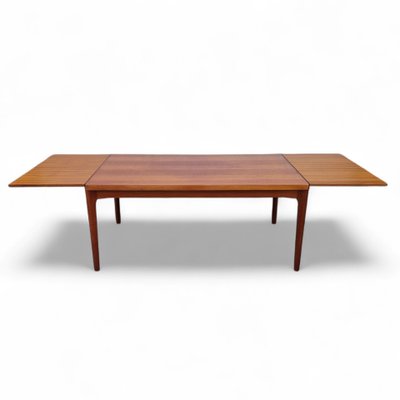 Very Large Vintage Scandinavian Teak Dining Table, Henning Kjaernulf