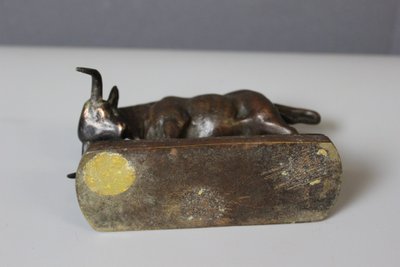 Toro in bronzo di Blaize intorno al 1900