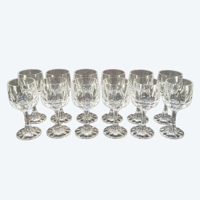 12 bicchieri da acqua in cristallo molato VILLEROY e BOCH modello ARABELLE 16,7 cm