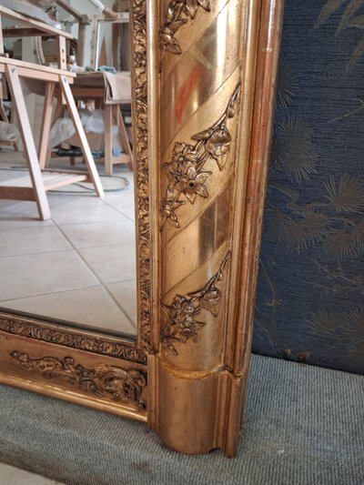 Specchio d'epoca del restauro 151 x 101
