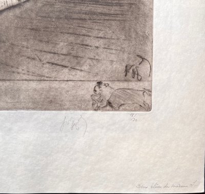 Two students of Madame..., by Louis Legrand, 1908