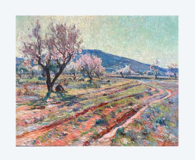 Provence, almond trees, by Louis Agricol Montagné, 1910