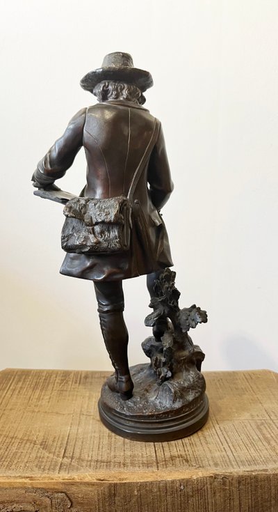 "Claude Lorrain", bronzo, di Gaudez, XIX secolo