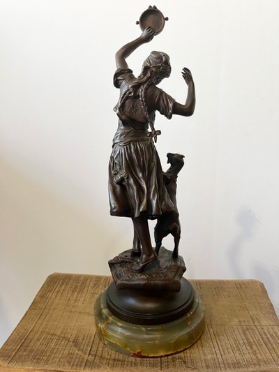 Esmeralda, bronzo di Gaudez, XIX secolo
