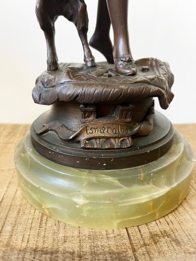 Esmeralda, bronzo di Gaudez, XIX secolo