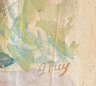 Jean Puy, Landschaft mit einem Lastkahn