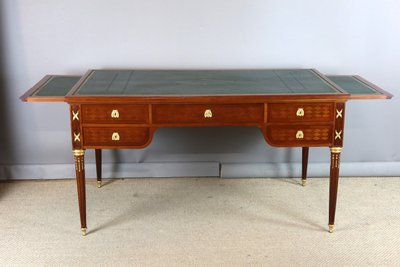 Bureau double face style Louis XVI