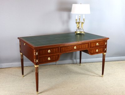 Bureau double face style Louis XVI