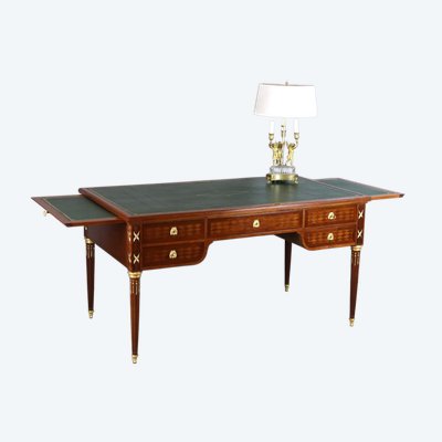 Bureau double face style Louis XVI