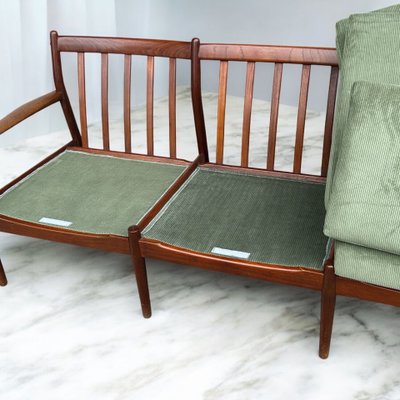 Scandinavian Three-Seater Teak Bench By Svend Aage Eriksen For Glostrup 1960