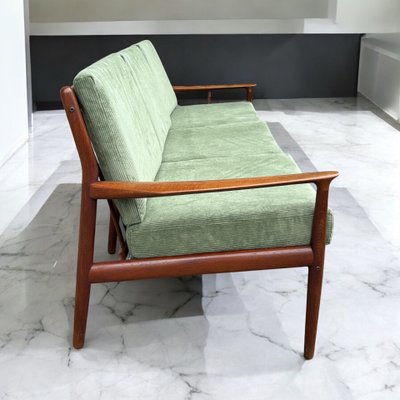 Scandinavian Three-Seater Teak Bench By Svend Aage Eriksen For Glostrup 1960