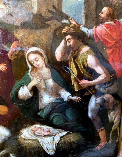 Nativité - Fin XVIe Siècle - Att. à Federico Zuccari Et Son Atelier