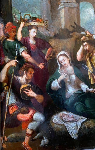 Nativité - Fin XVIe Siècle - Att. à Federico Zuccari Et Son Atelier