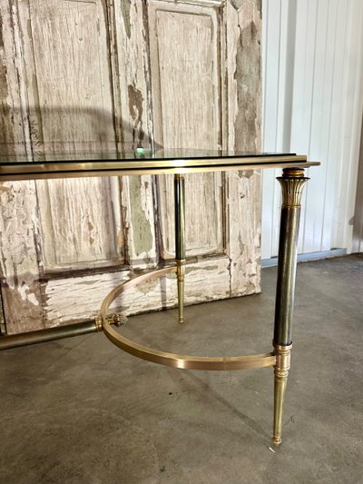 Table basse néoclassique en bronze 20e siècle 