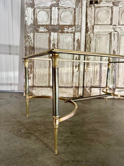 Table basse néoclassique en bronze 20e siècle 