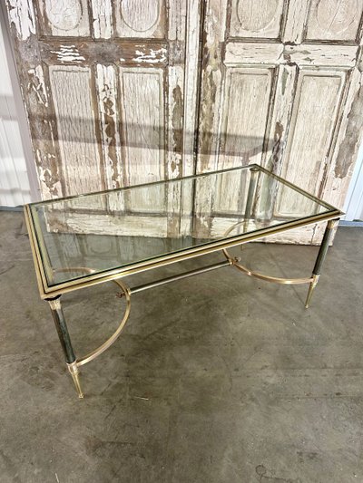 Table basse néoclassique en bronze 20e siècle 