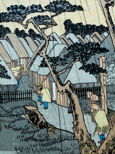 Utagawa Hiroshige, Japanese print, ukiyo-e – “The Fifty-three Stations of the Tōkaidō, No. 8/55