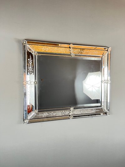 Large Venetian mirror, 20th century