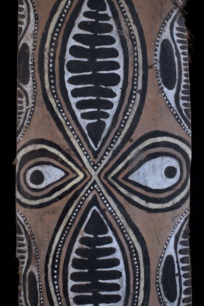 Bemalte Rinde, Ozeanische Kunst, Erste Kunst, Stammeskunst, Gemälde, Ozeanien, Pangal, 94 cm