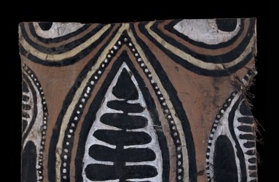 Bemalte Rinde, Ozeanische Kunst, Erste Kunst, Stammeskunst, Gemälde, Ozeanien, Pangal, 94 cm