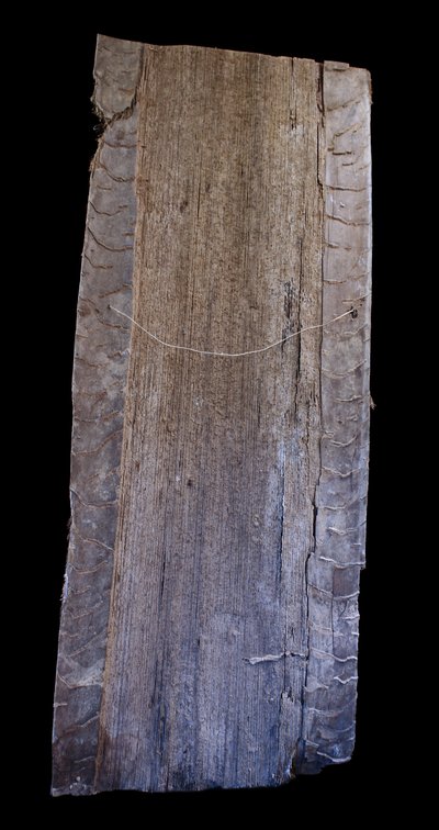 Bemalte Rinde, Ozeanische Kunst, Erste Kunst, Stammeskunst, Gemälde, Ozeanien, Pangal, 94 cm