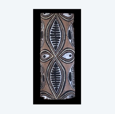 Bemalte Rinde, Ozeanische Kunst, Erste Kunst, Stammeskunst, Gemälde, Ozeanien, Pangal, 94 cm
