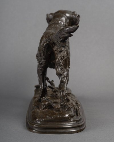 Spaniel Dog On The Lookout , Paul - Edouard Delabrierre (1829-1912)