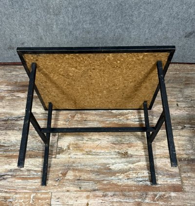 Vintage Ceramic Bull Coffee Table Circa 1960  