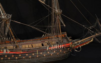 Maquette de navire ancien, début XXème 