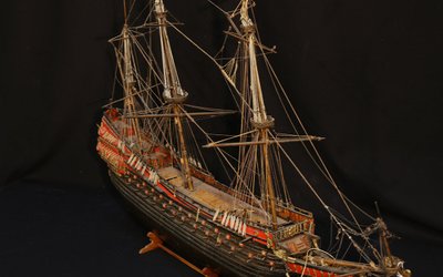 Maquette de navire ancien, début XXème 