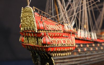 Maquette de navire ancien, début XXème 