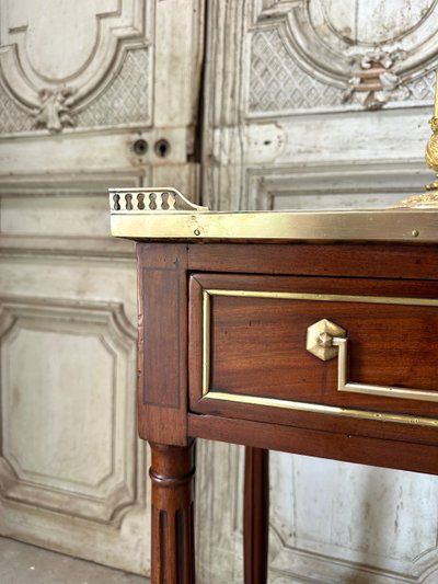 Console Louis XVI en acajou 18e siècle 