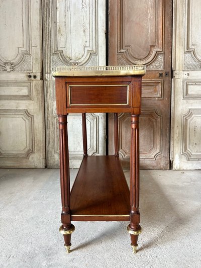 Console Louis XVI en acajou 18e siècle 
