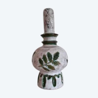 Ceramic lamp base with its sacrificed decoration